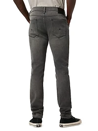 Blake Distressed Slim-Straight Jeans
