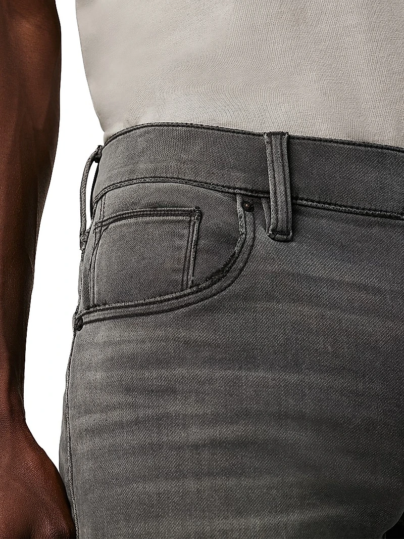 Blake Distressed Slim-Straight Jeans