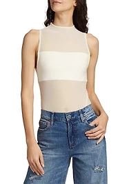 Nichol Mesh Sleeveless Bodysuit