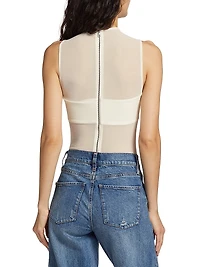 Nichol Mesh Sleeveless Bodysuit
