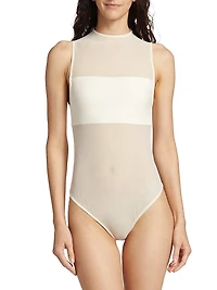Nichol Mesh Sleeveless Bodysuit