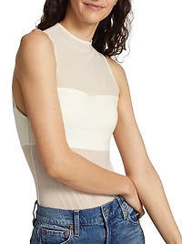 Nichol Mesh Sleeveless Bodysuit
