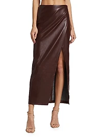 Siobhan Faux Leather Skirt