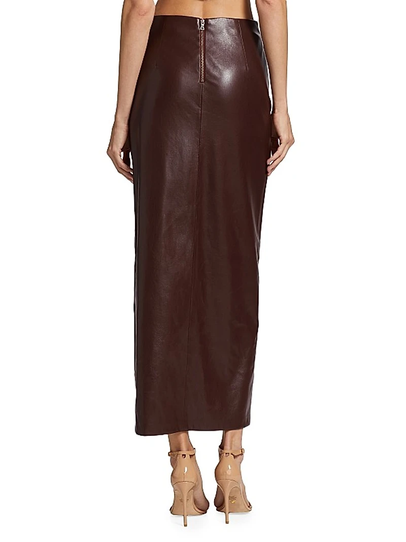 Siobhan Faux Leather Skirt