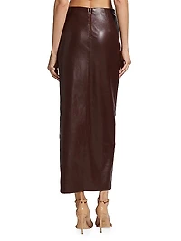 Siobhan Faux Leather Skirt
