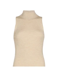 Darcey Sleeveless Wool-Blend Top