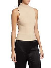Darcey Sleeveless Wool-Blend Top