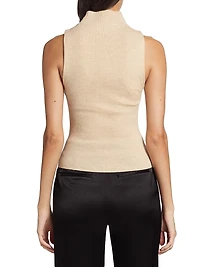 Darcey Sleeveless Wool-Blend Top