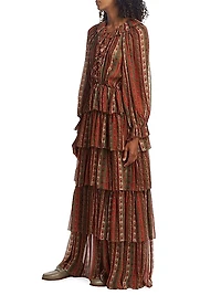 Marlanna Silk Chiffon Maxi Dress