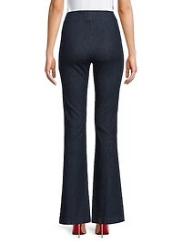 Bellini Stretch-Denim Boot-Cut Pants