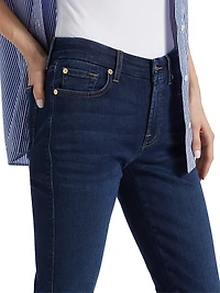 Kimmie High-Rise Stretch Straight-Leg Jeans