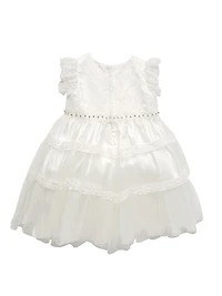 Baby Girl's & Little Embroidered Long-Sleeve Dress