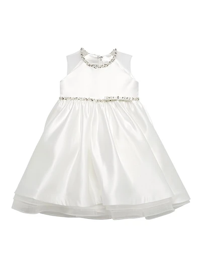 Baby Girl, Little Girl's & Girl's Crystal Embellished Dress