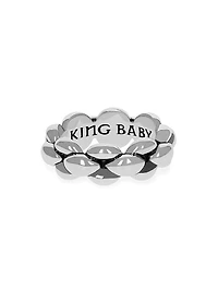 Infinity Link Medium Sterling Silver Ring