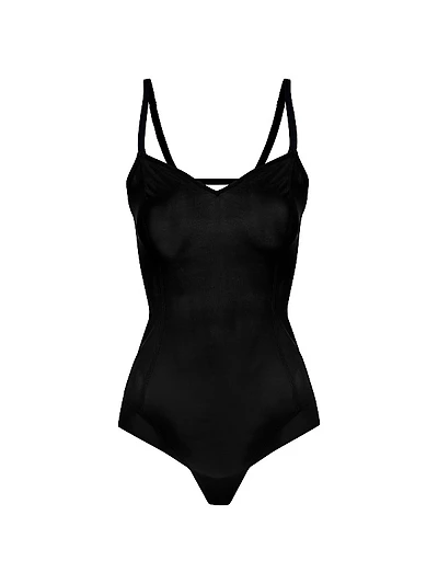 All Mesh Lowback Shape Bodysuit