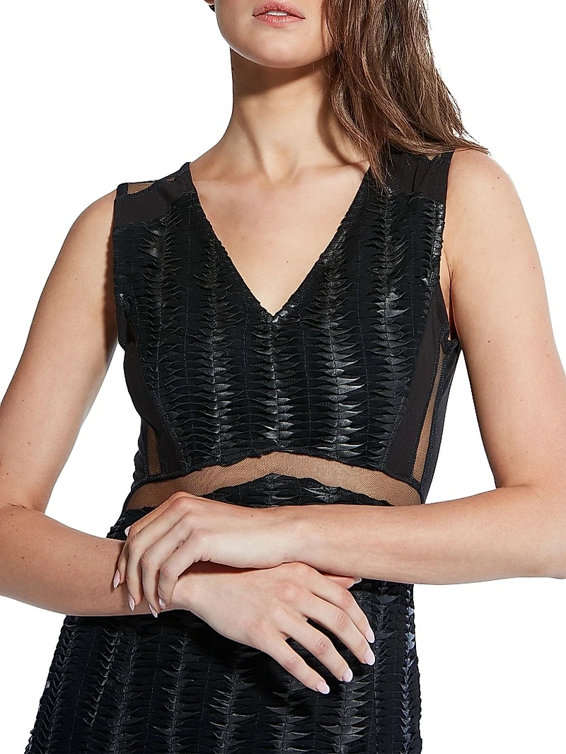 Safe & Sound Leather Dress