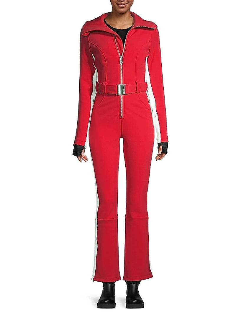 Belted Ski Jumpsuit