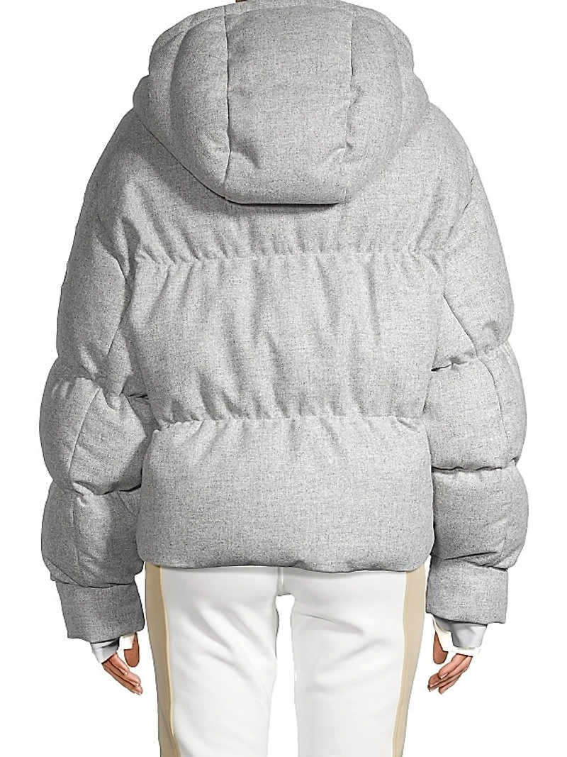 Aomori Shell Puffer Down Crop Ski Jacket