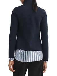 Alex Merino Wool-Blend Blazer