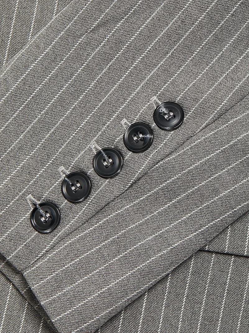 Serena Pin-Striped Tailored Blazer