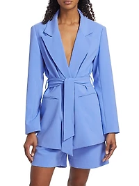Hazel Tie-Front Blazer