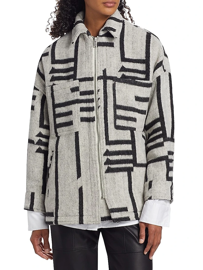 Ophelia Wool-Blend Shacket