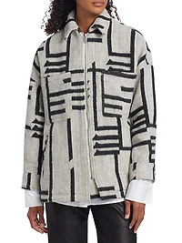 Ophelia Wool-Blend Shacket