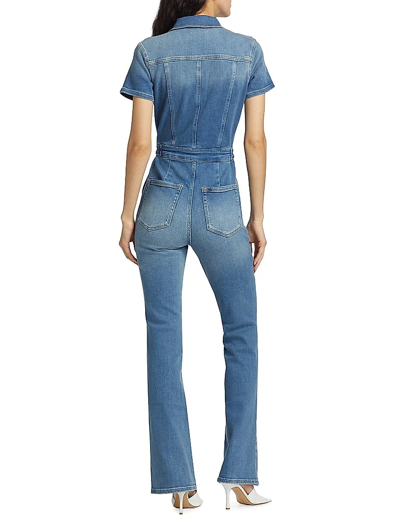 Fit For Success Stretch Denim Jumpsuit