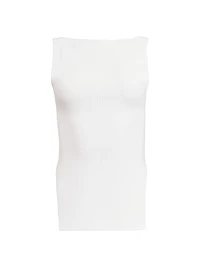 Evelyn Rib-Knit Sleeveless Top