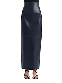 Loxley Leather Pencil Maxi Skirt