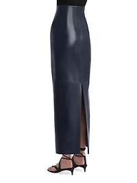 Loxley Leather Pencil Maxi Skirt