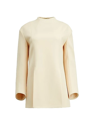 Mahni Crepe Slit Top