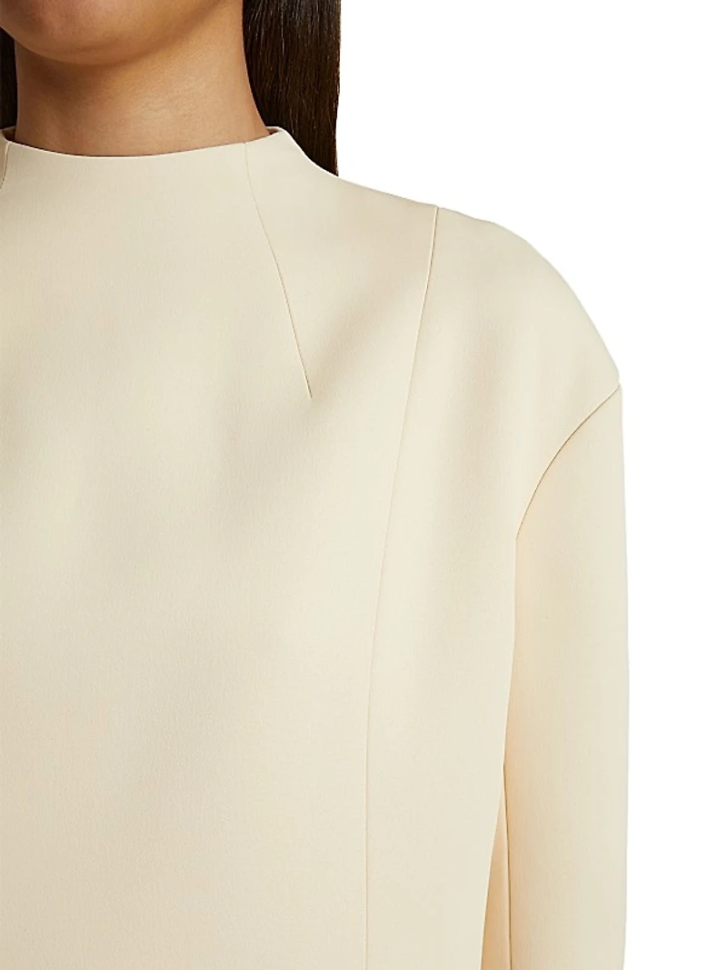 Mahni Crepe Slit Top