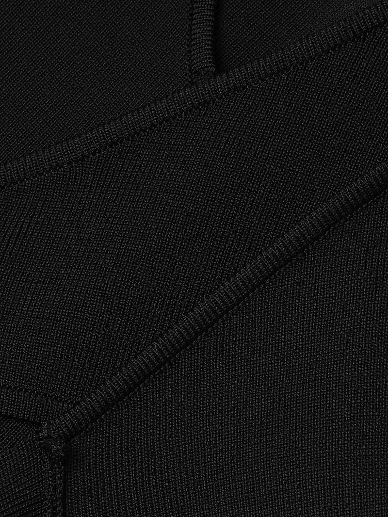 Sofia Turtleneck Cut-Out Minidress