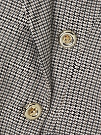Mia Double-Breasted Houndstooth Blazer