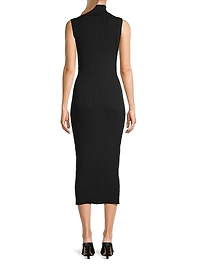 Rowan Tie-Waist Knit Midi Dress