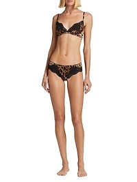 Lace & Silk-Blend Briefs