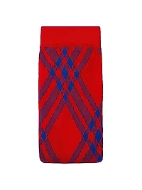 Check Wool-Blend Tights