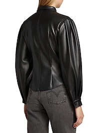 Dawn Faux Leather Top