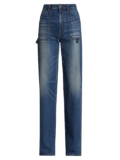Quentin Straight-Leg Cargo Jeans