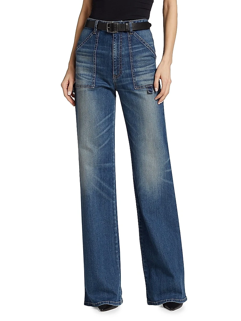 Quentin Straight-Leg Cargo Jeans