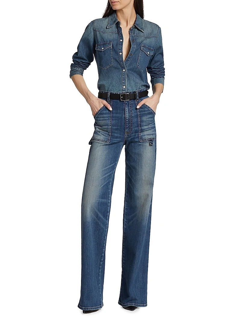 Quentin Straight-Leg Cargo Jeans