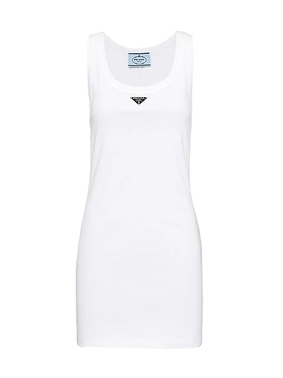 Ribbed Knit Jersey Dress