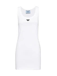 Ribbed Knit Jersey Dress