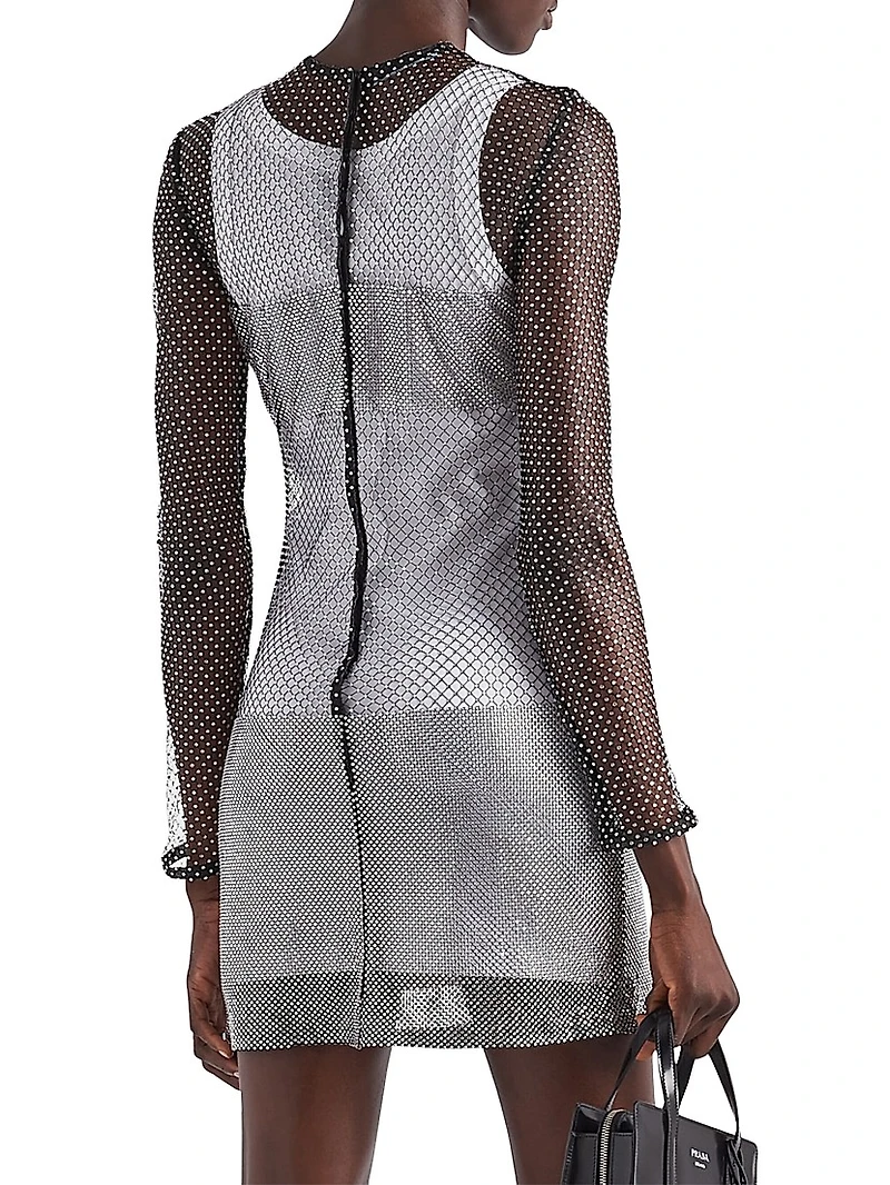 Ribbed Knit Jersey Dress