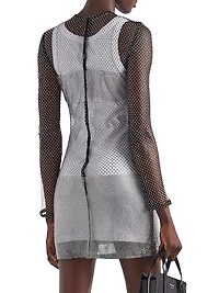 Ribbed Knit Jersey Dress