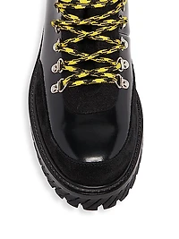 Gstaad Leather Hiking Lug-Sole Boots