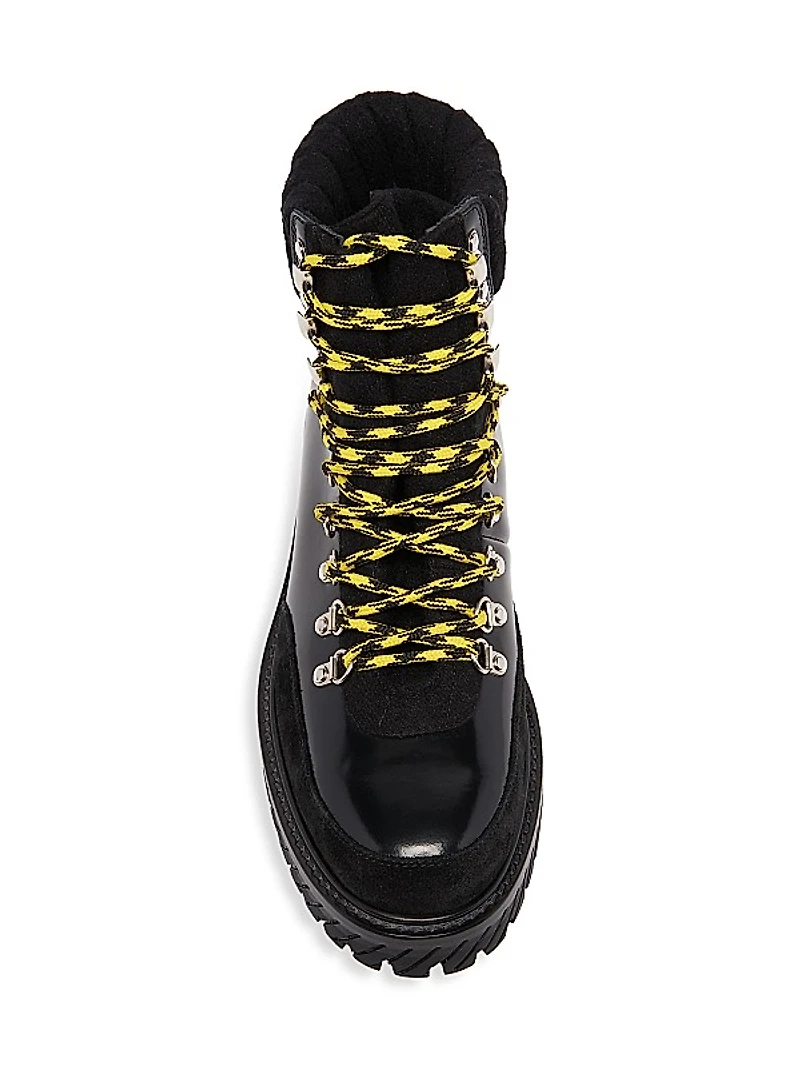 Gstaad Leather Hiking Lug-Sole Boots