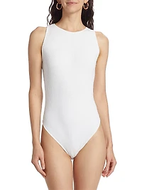 Olmos Rib-Knit Bodysuit