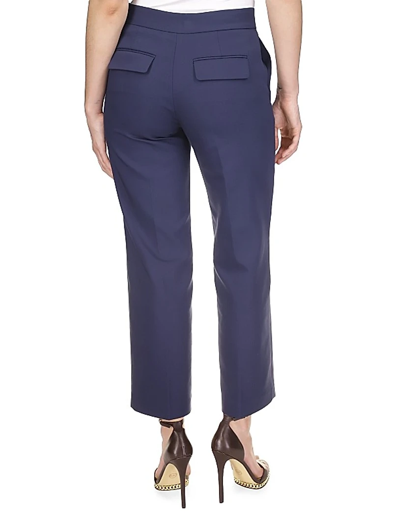 Straight-Leg Trousers